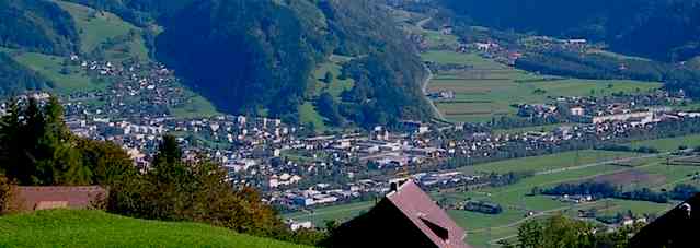 Raetikon mountain range