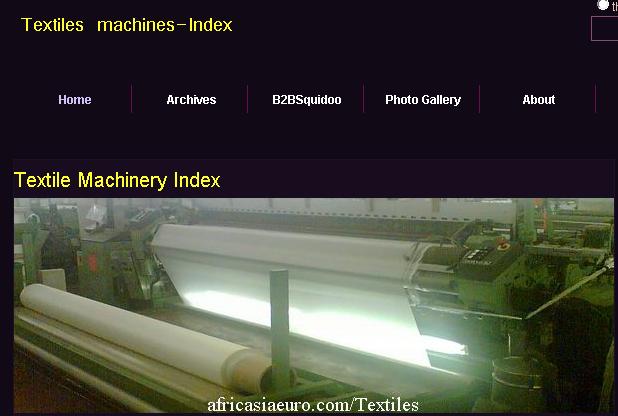 Textiles machinery