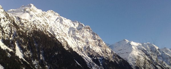 Winter mountains