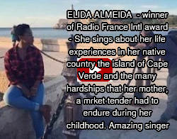 Elida ALmeida from Cape verde musician