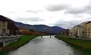 salzburg bridge over salzach river