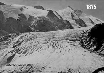 pasterze glacier 1875